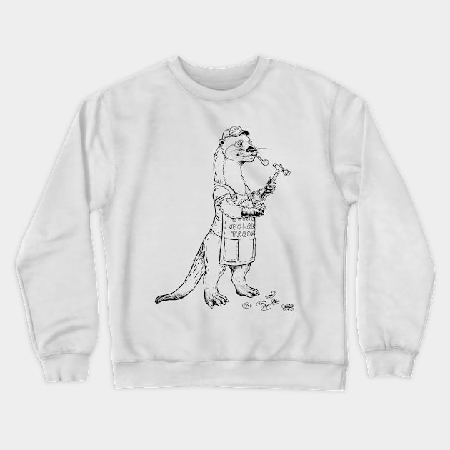 Otto's Clam Tacos Crewneck Sweatshirt by AJIllustrates